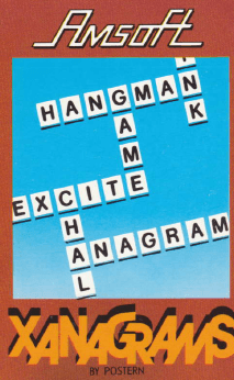 Xanagrams box art for Amstrad CPC